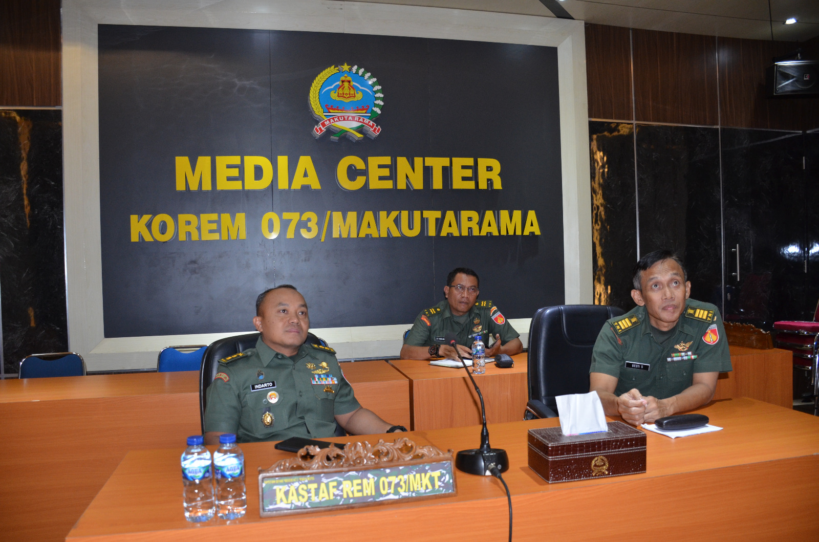 Melaui Video Conference, Kasrem 073/Makutarama Ikuti Kegiatan Sosialisasi Peraturan Menteri Keuangan